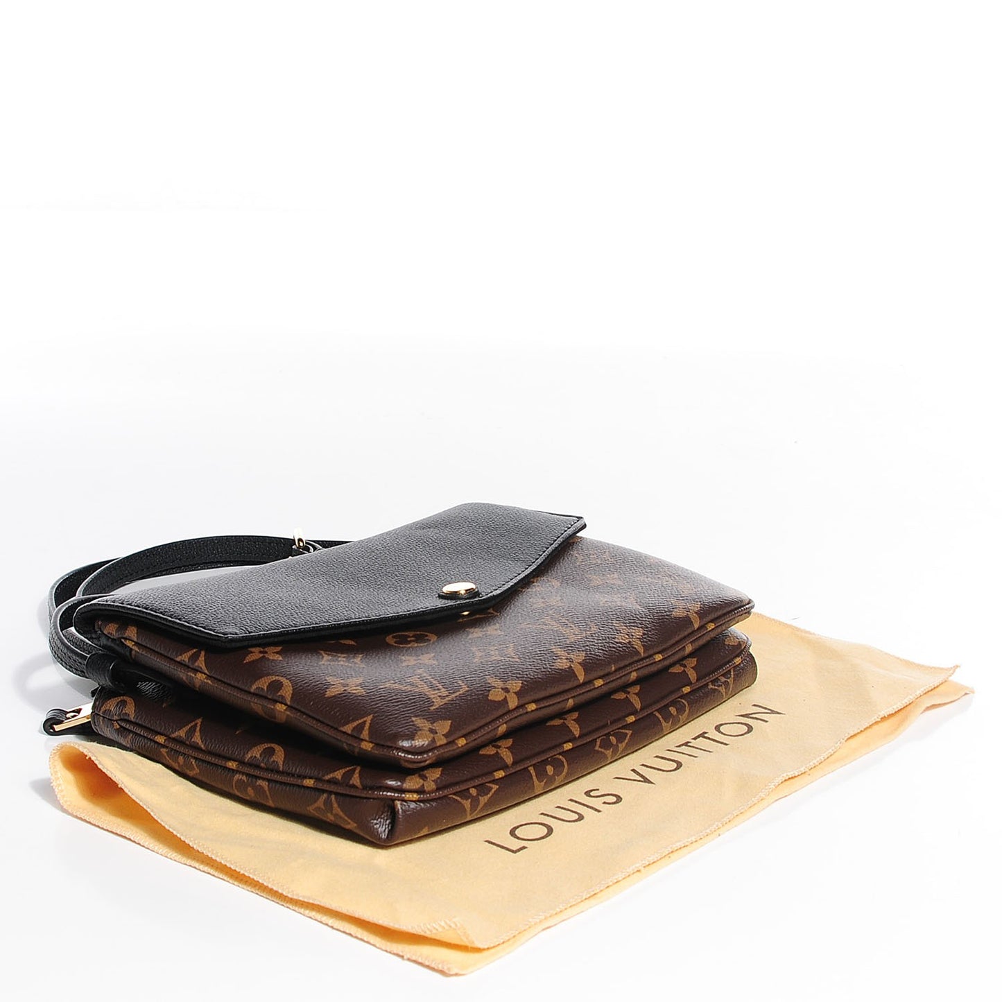 Monogram Twinset Pochette Black