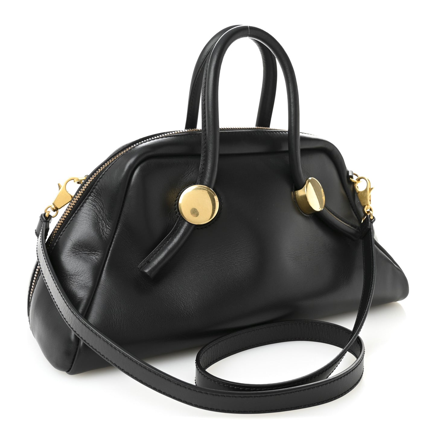 Calfskin Pipe Bowler Black