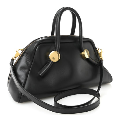 Proenza Schouler Calfskin Pipe Bowler Black 3 of 9