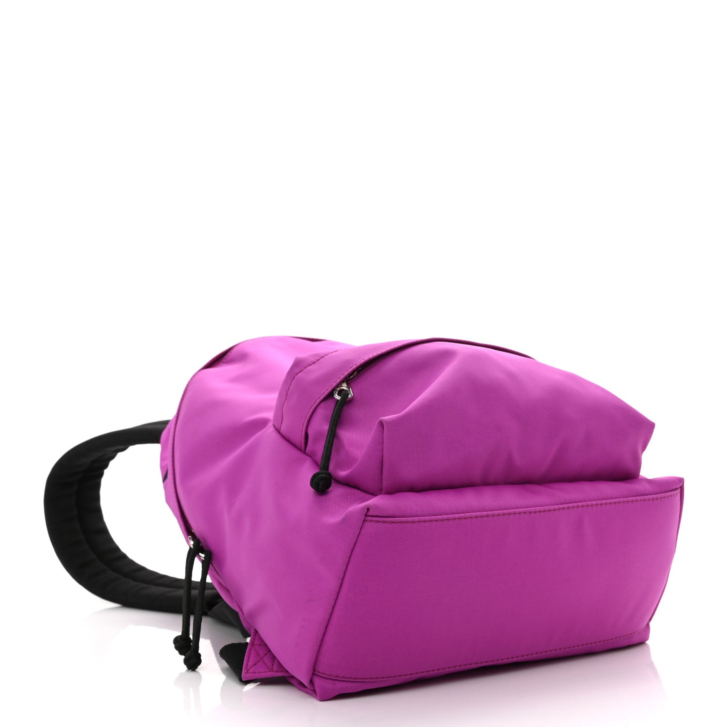 Sport Nylon Logo Embroidered S Wheel Backpack Fuchsia Black