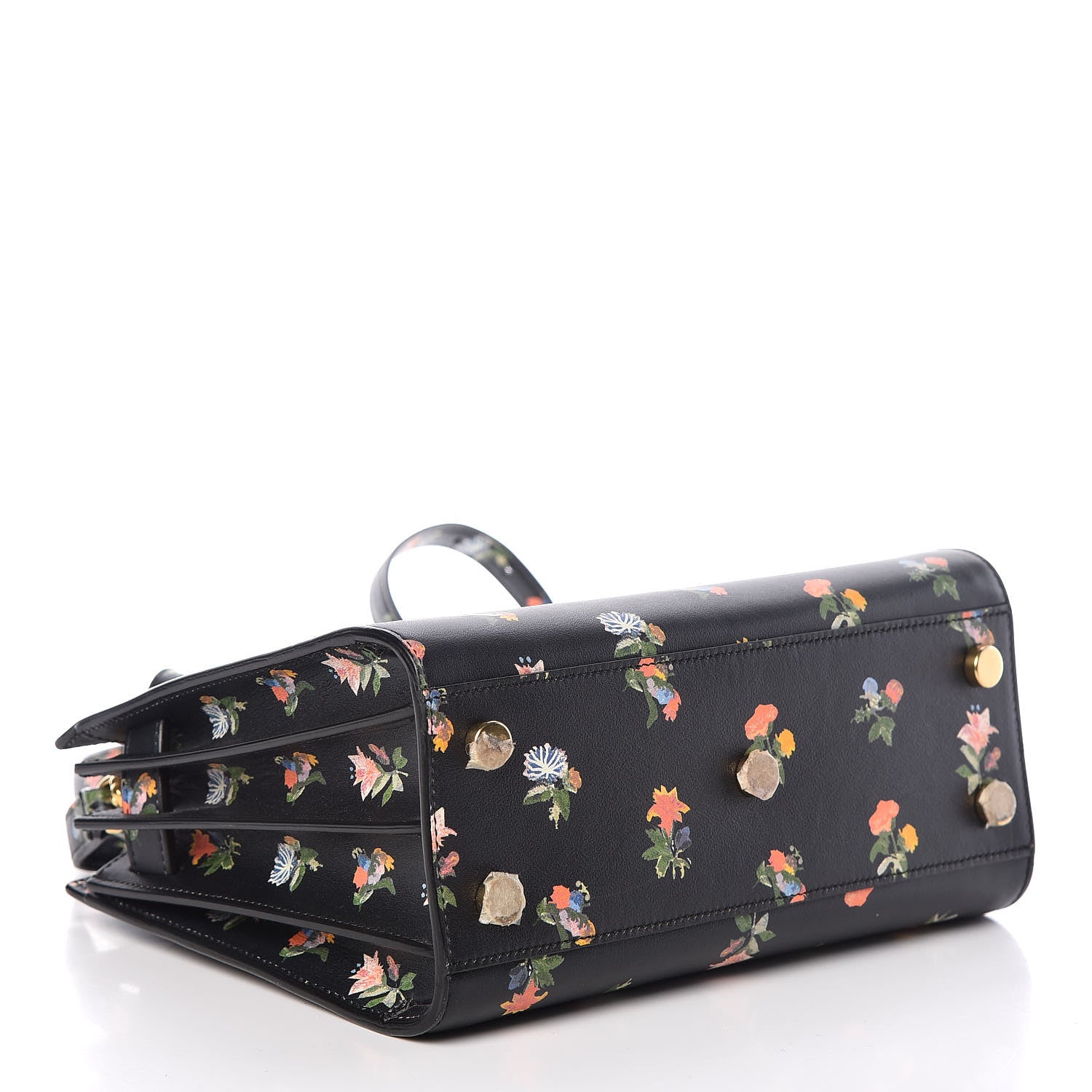 Saint Laurent Calfskin Prairie Printed Nano Sac De Jour Black 4 of 8
