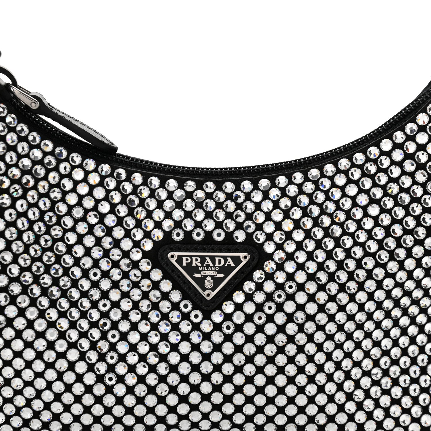 Prada Satin Crystal Mini Re-Edition 2000 Bag Cristal 7 of 9