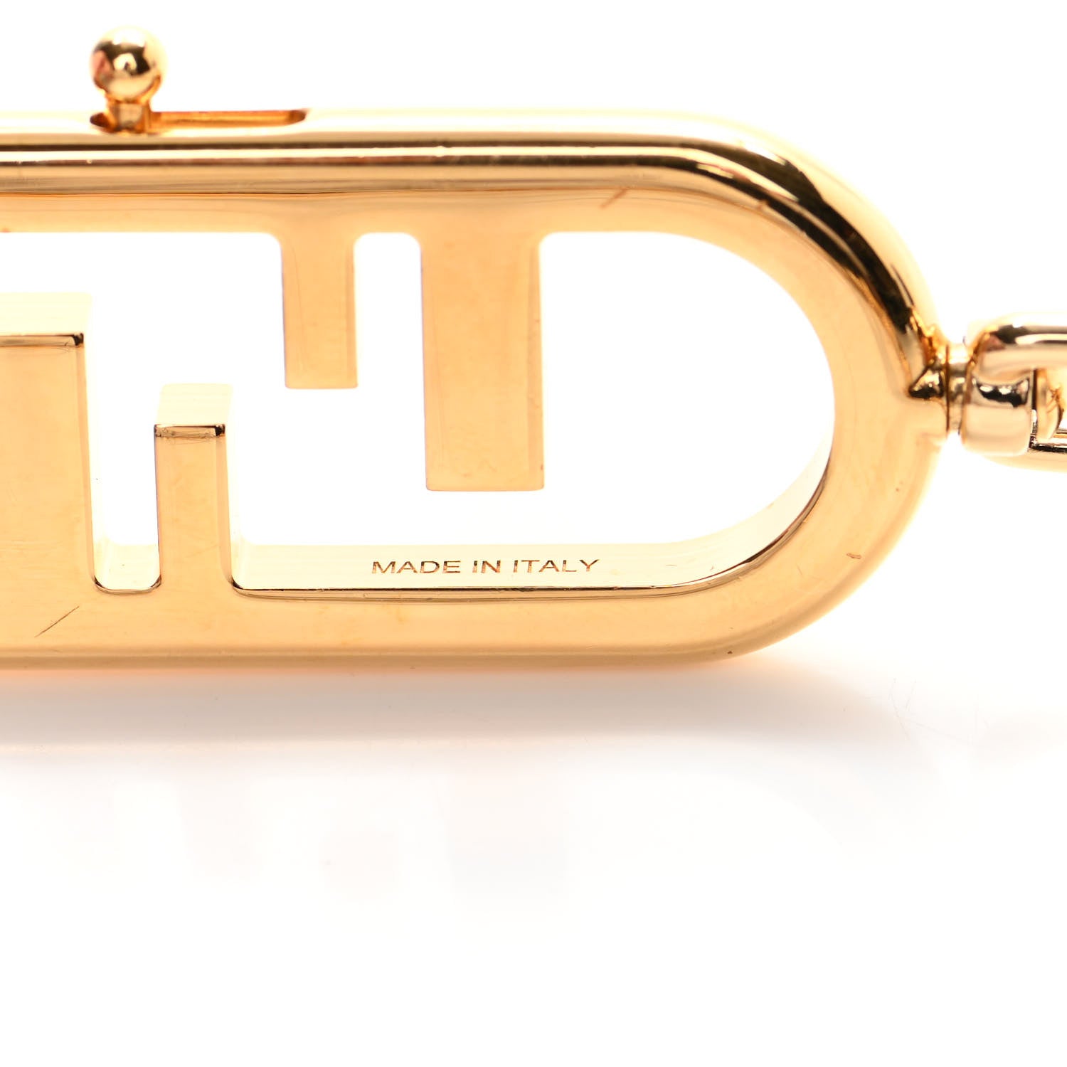 Fendi Metal O'Lock Strap You Gold 3 of 5