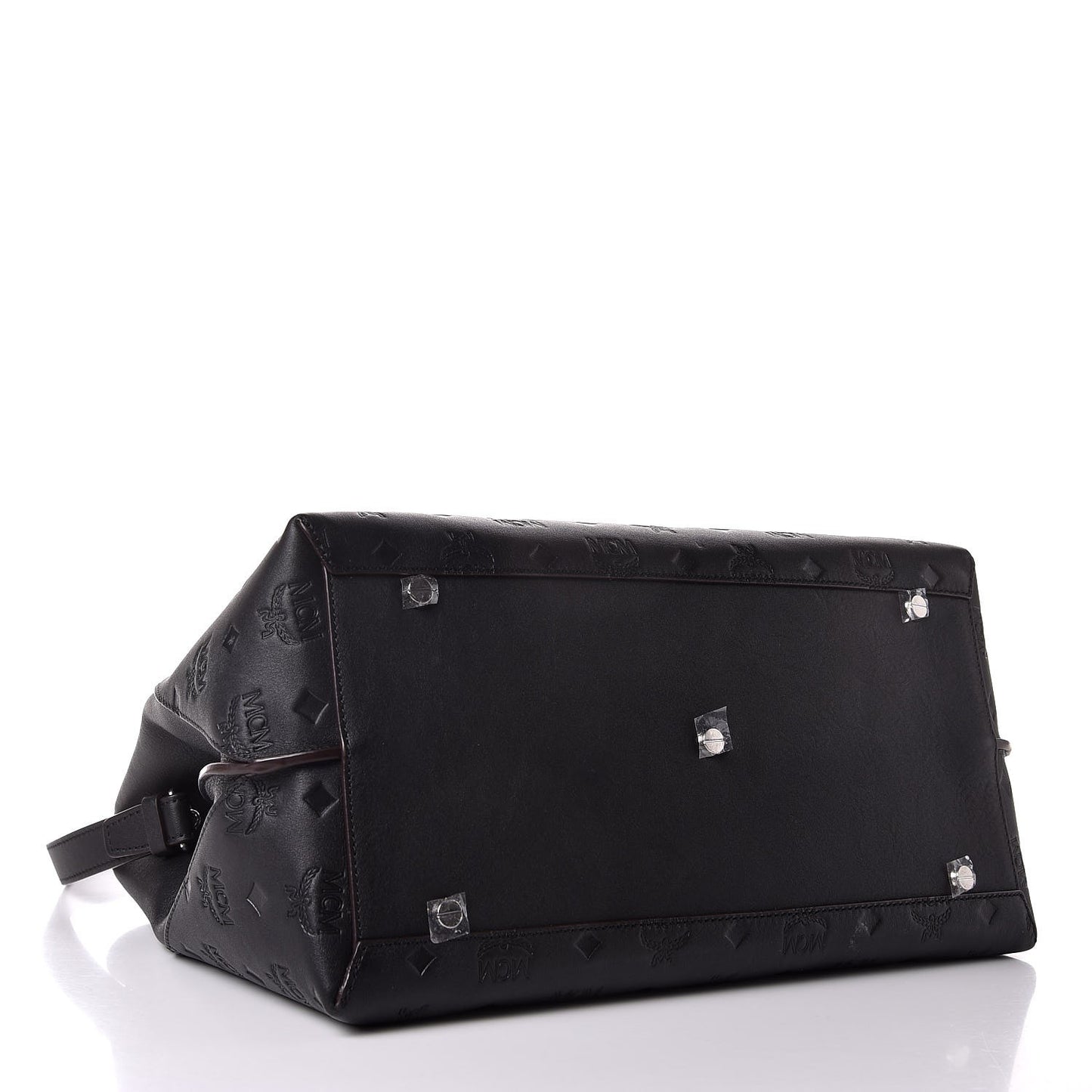 Calfskin Ottomar Monogram Large Essential Tote Black