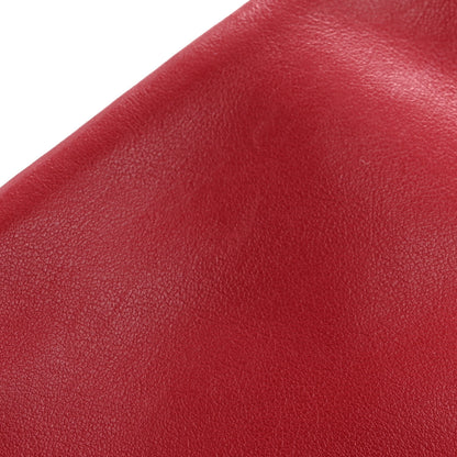 Saint Laurent Calfskin Y Quilted Monogram Medium Loulou Chain Satchel Lipstick Red 11 of 14