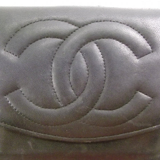 Chanel Lambskin Bi-Fold Wallet Black 7 of 11