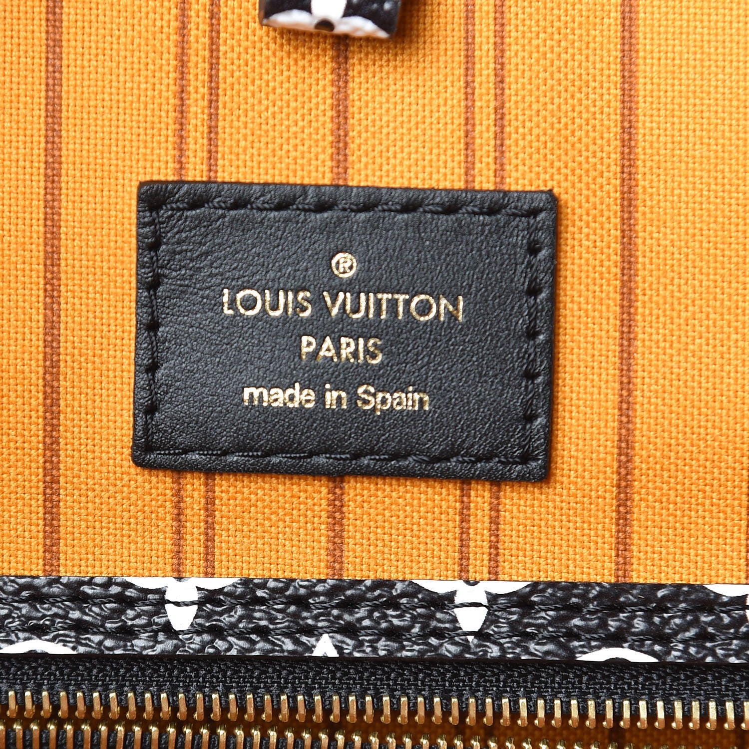 Louis Vuitton Monogram Giant Jungle Neverfull MM Black 5 of 10