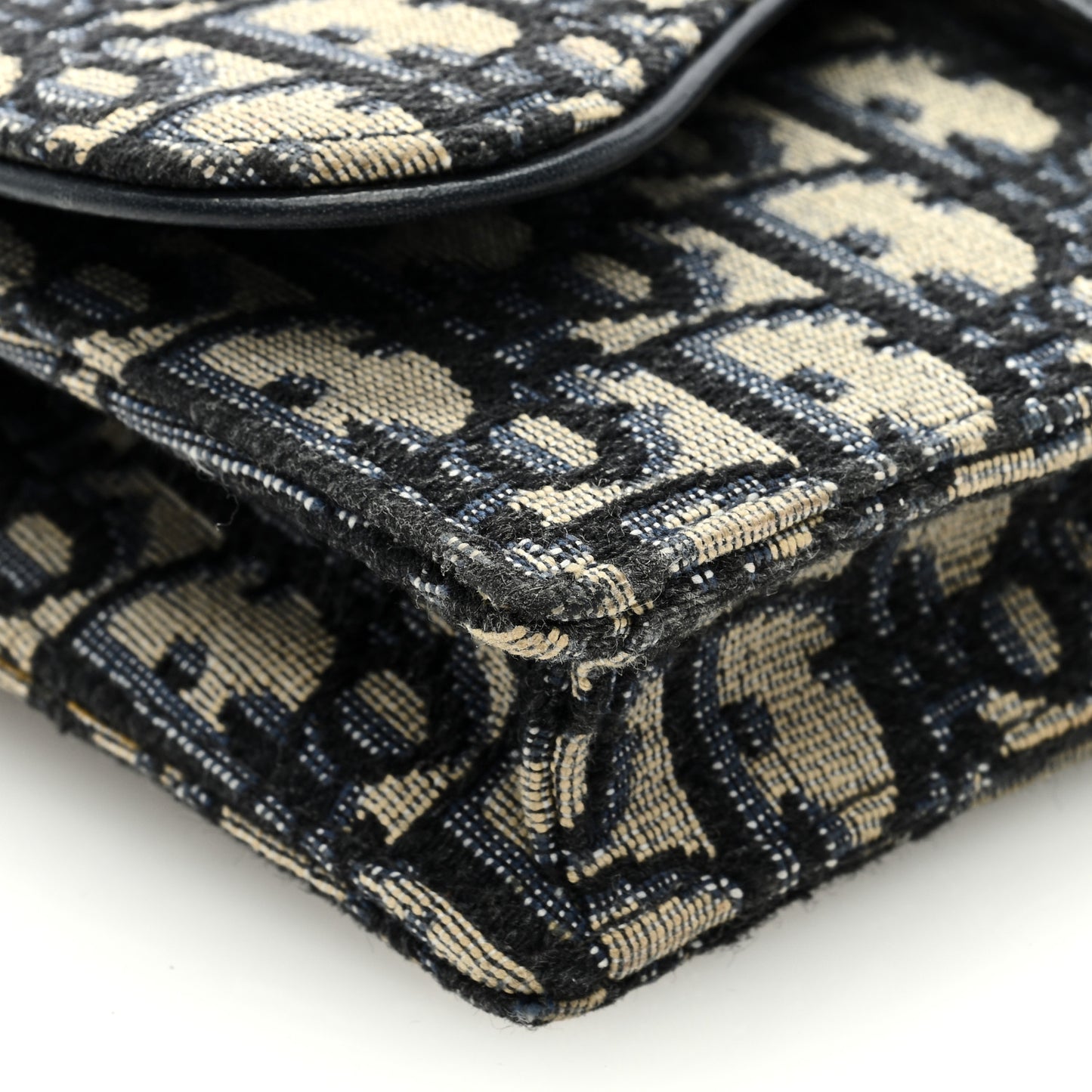 Oblique Saddle Belt Bag Blue