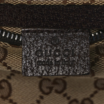 Gucci GG Monogram Double Pocket Belt Bag Dark Brown 6 of 10