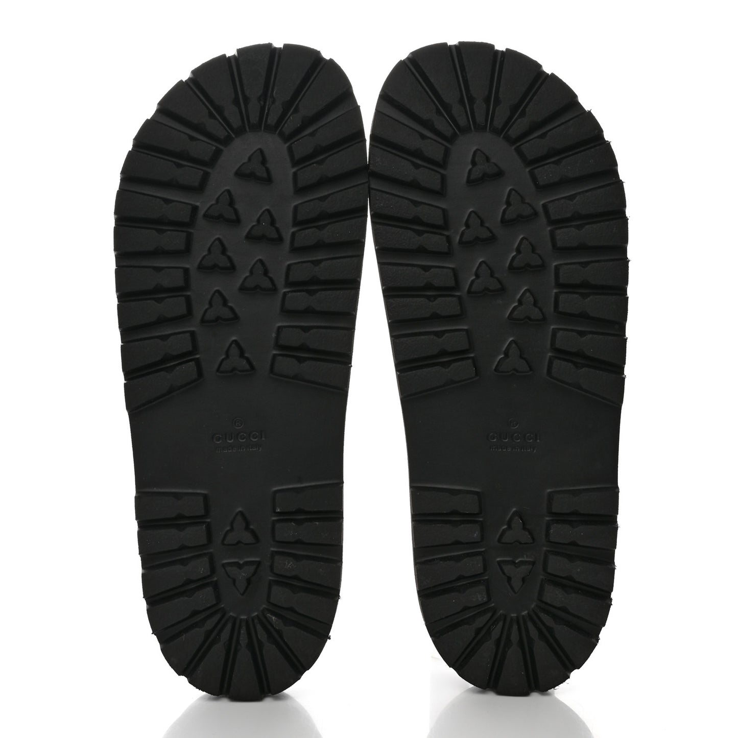 Rubber Web Mens Lug Sole Slide Sandals 10 Black Green Red