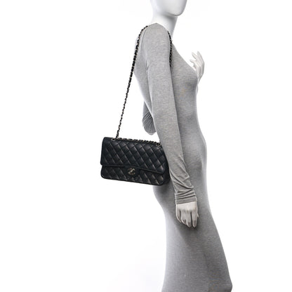 Chanel Caviar Quilted Medium Double Flap Black 2 of 12