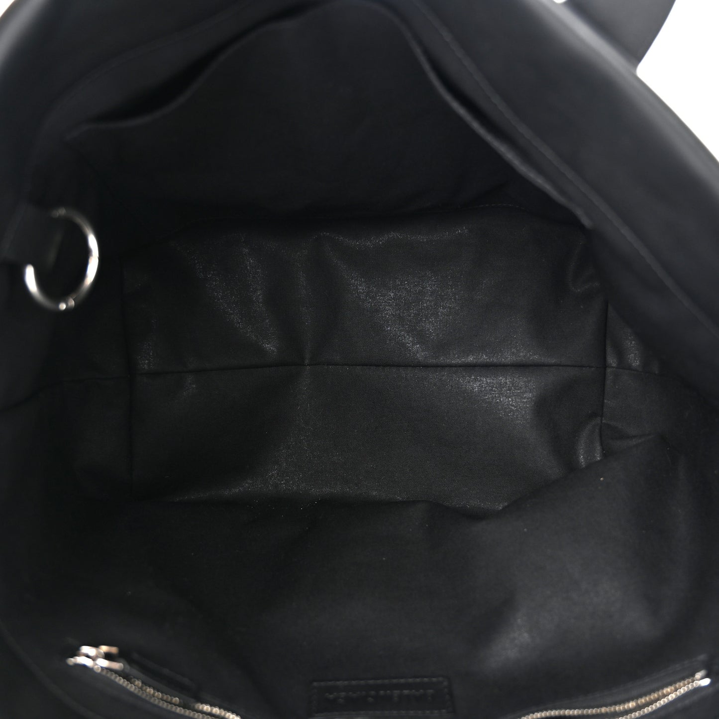 Cotton Canvas Calfskin Cities Paris Jumbo Small Tote Bag White