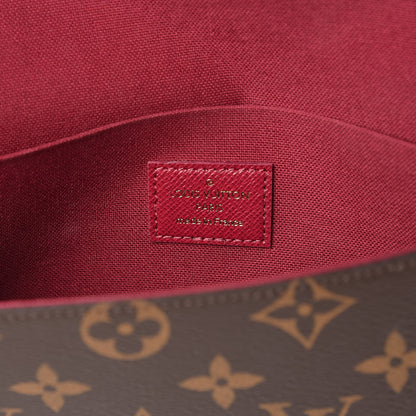 Louis Vuitton Monogram Pochette Felicie Chain Wallet Fuchsia 6 of 13
