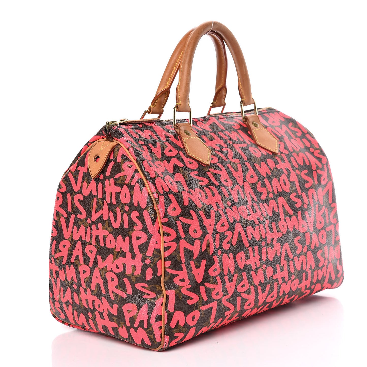 Monogram Graffiti Speedy 30 Fuchsia