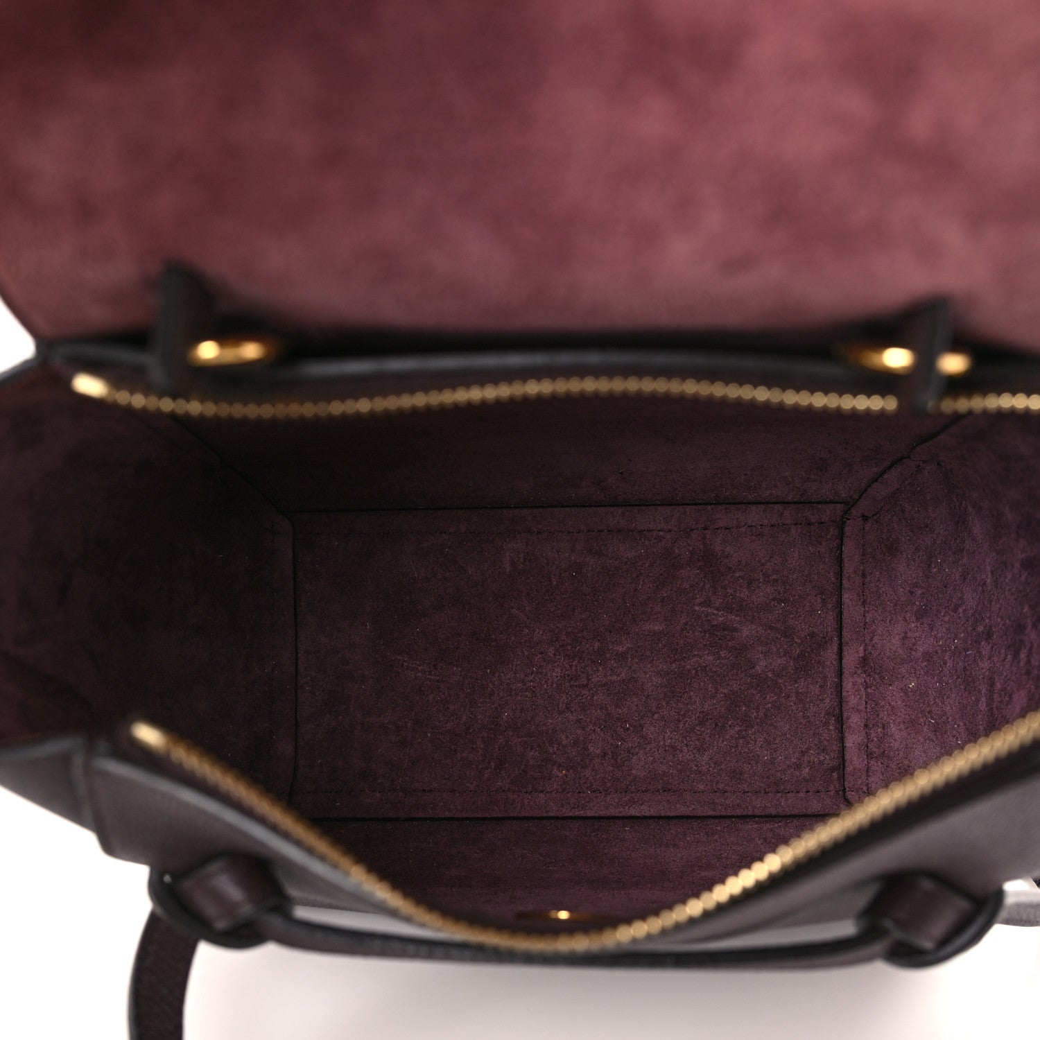 Celine Grained Calfskin Nano Belt Bag Brown 5 of 13