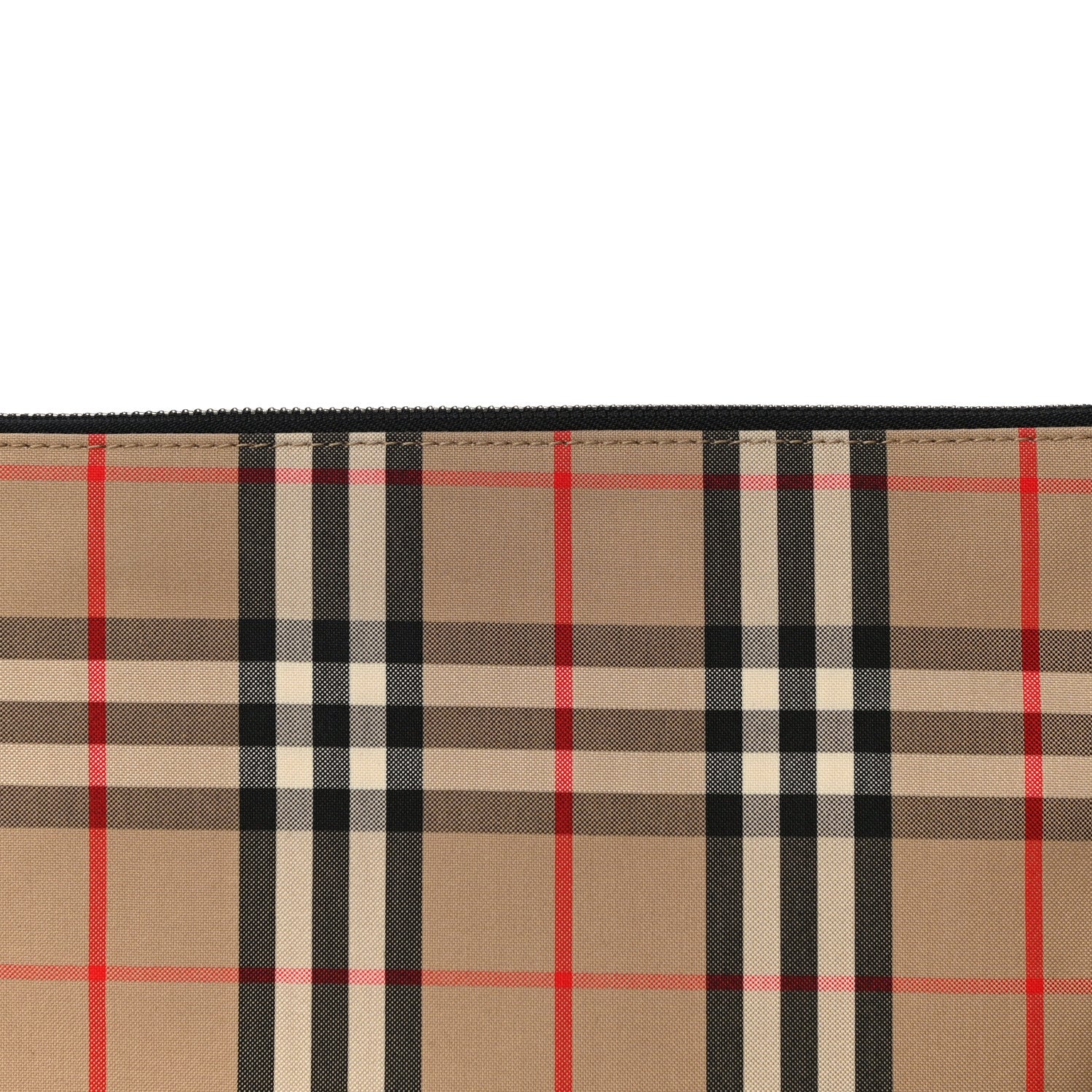Burberry Vintage Check Zip Pouch Black 6 of 10