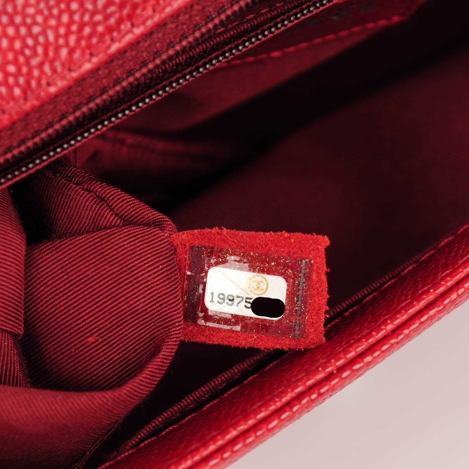 Chanel Caviar Quilted New Medium Boy Flap Dark Red 8 of 8