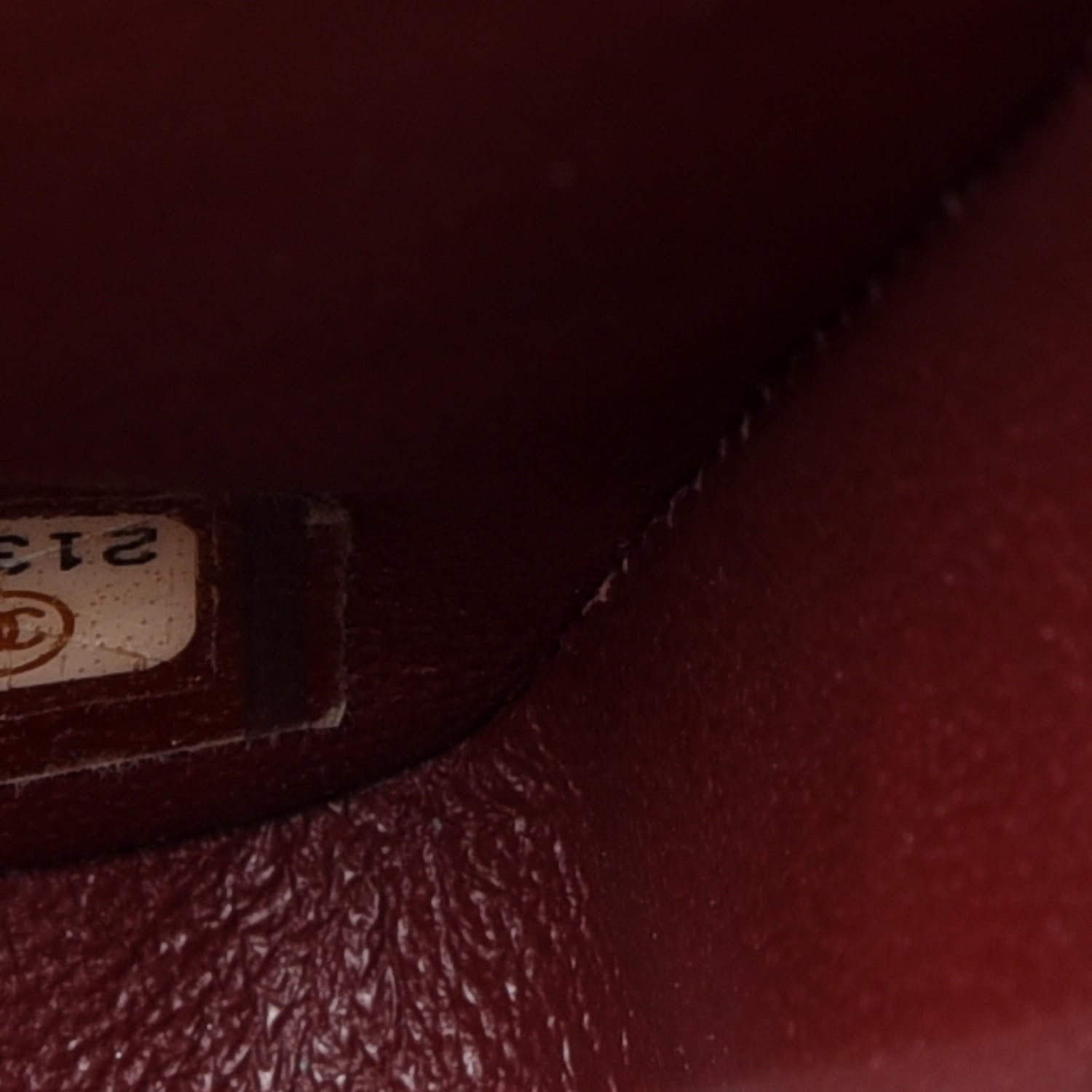 Chanel Lambskin Quilted Jumbo Double Flap Burgundy 6 of 16