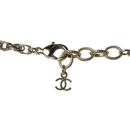 Chanel Pearl CC Medallion Necklace Gold 5 of 6
