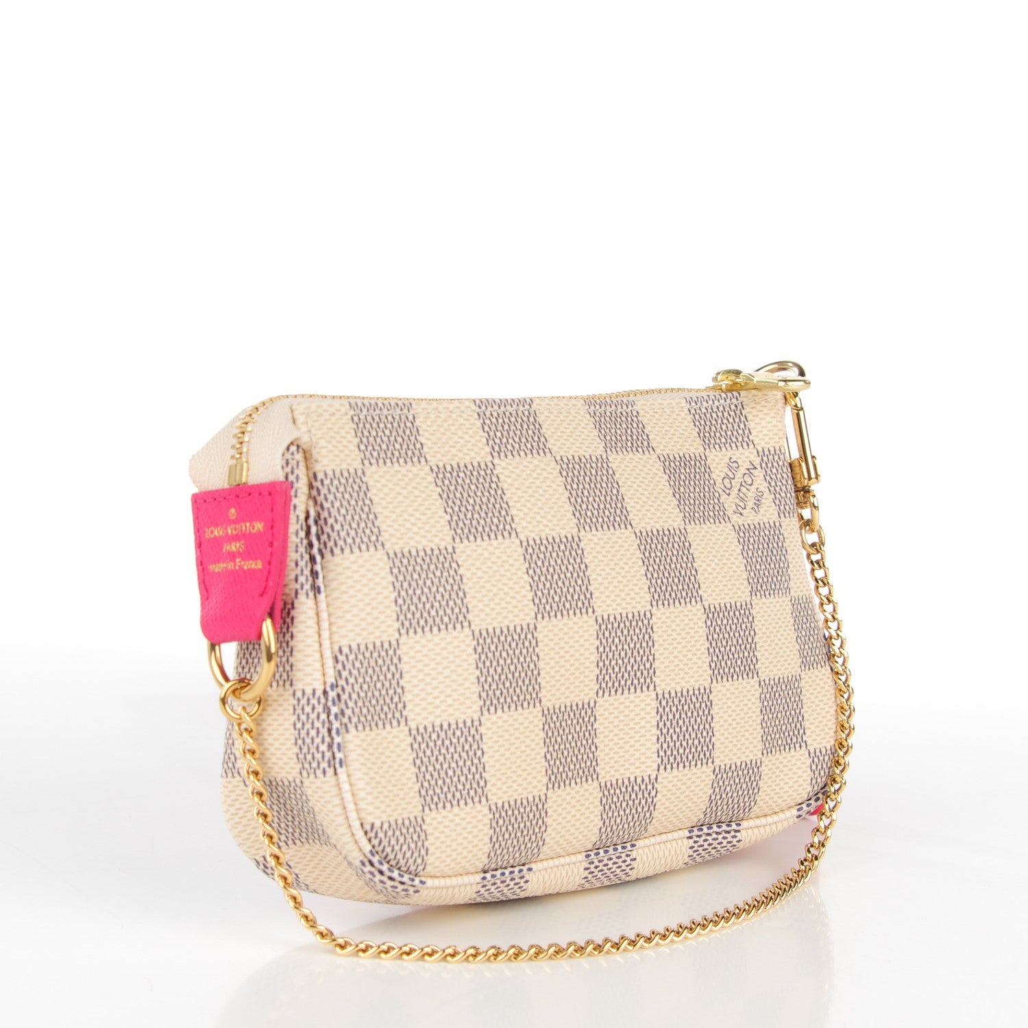 Louis Vuitton Damier Azur 2015 Christmas Animation Mini Pochette Accessories 3 of 7