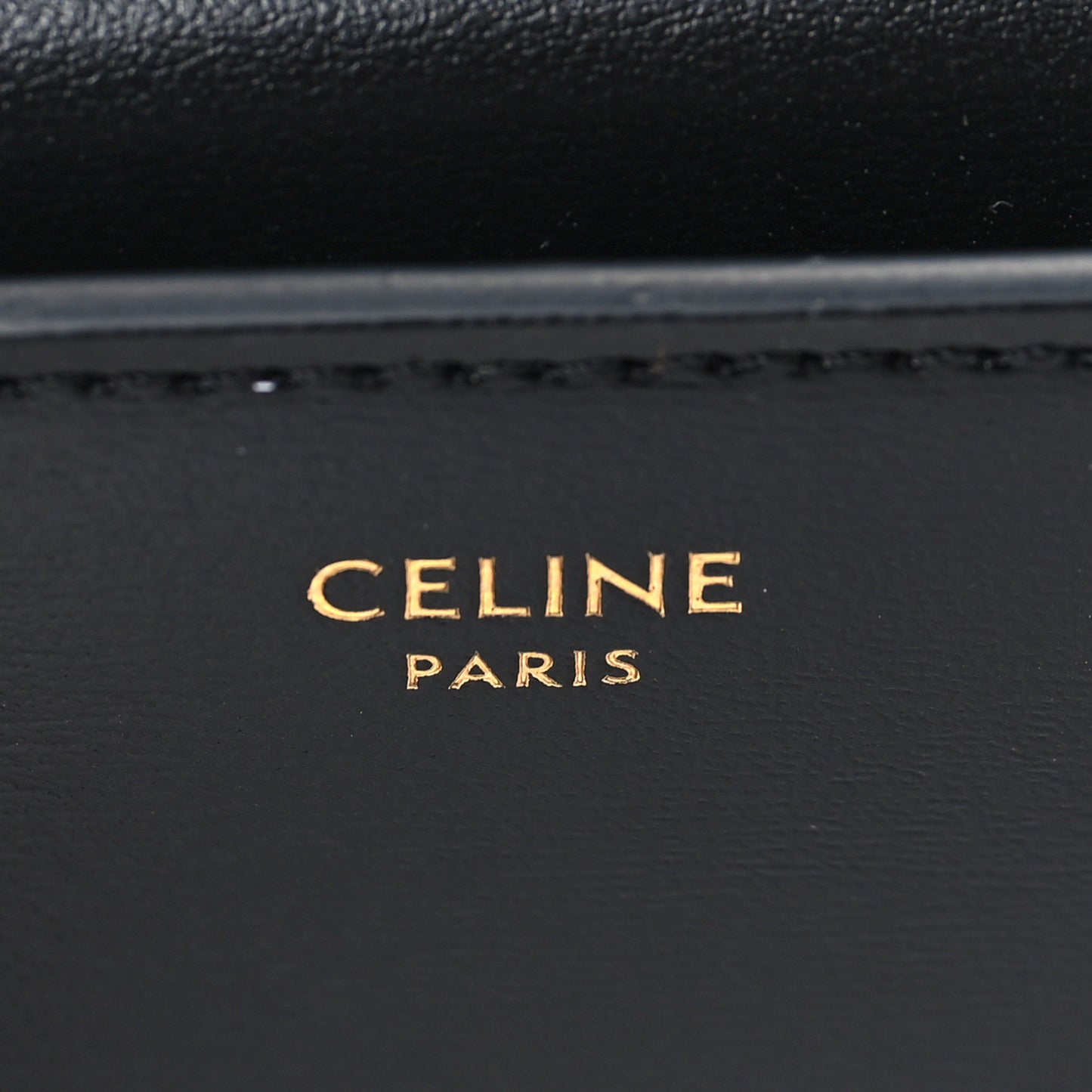 Shiny Smooth Lambskin Small Triomphe Wallet Black