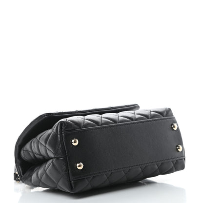 Chanel Caviar Quilted Mini Coco Handle Flap Black 4 of 11