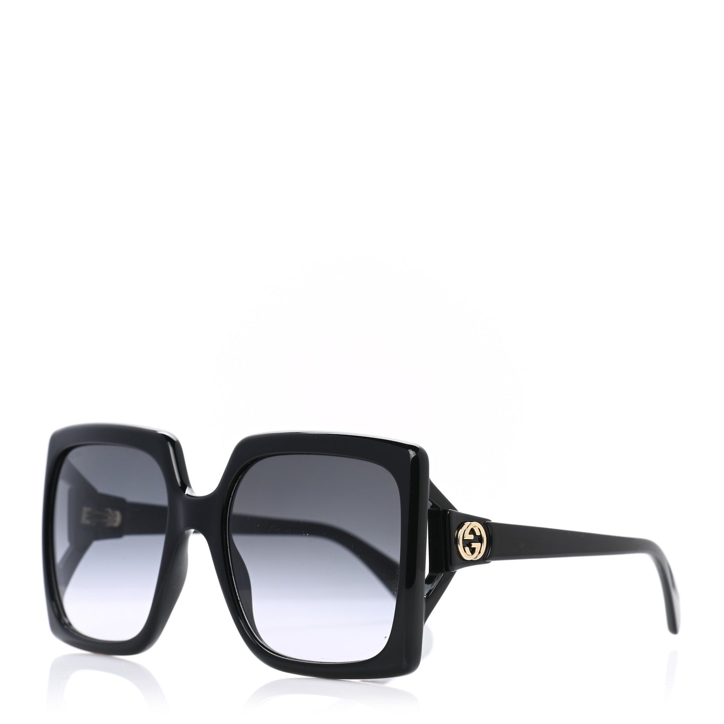 Acetate Square Frame Sunglasses GG0876S Black