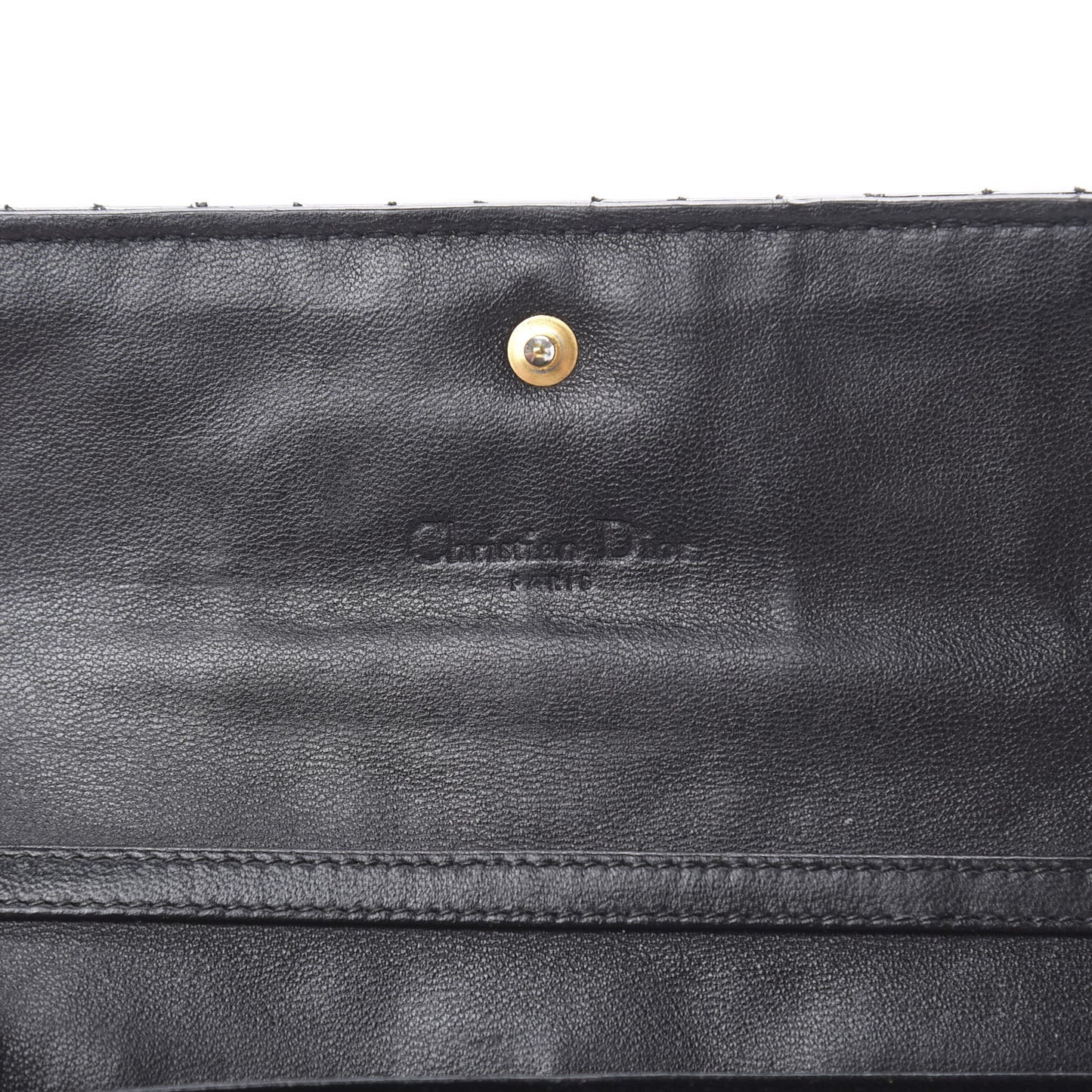 Patent Cannage Rendezvous Chain Wallet Black