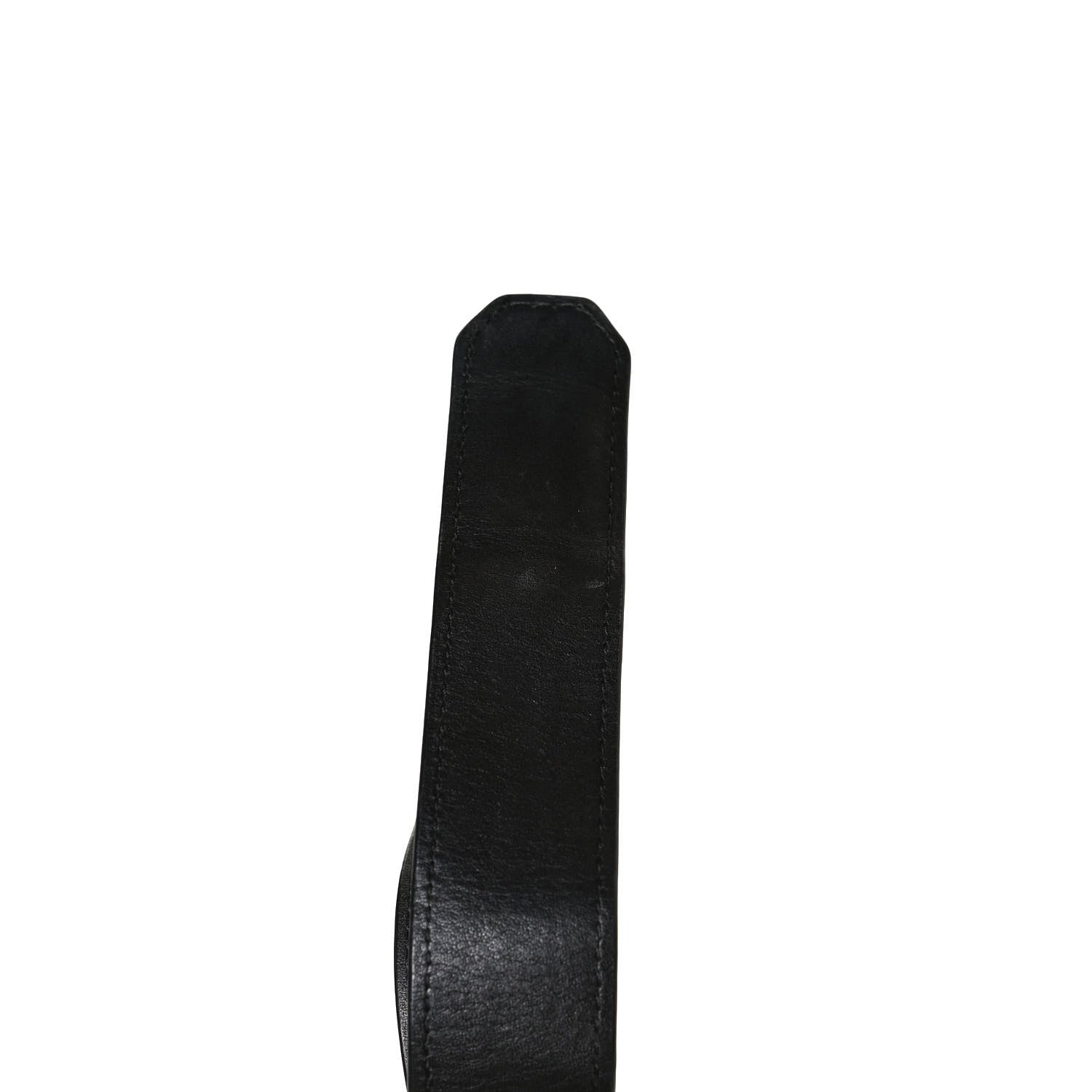 Burberry Grainy Calfskin House Check Small Maidstone Black 14 of 15