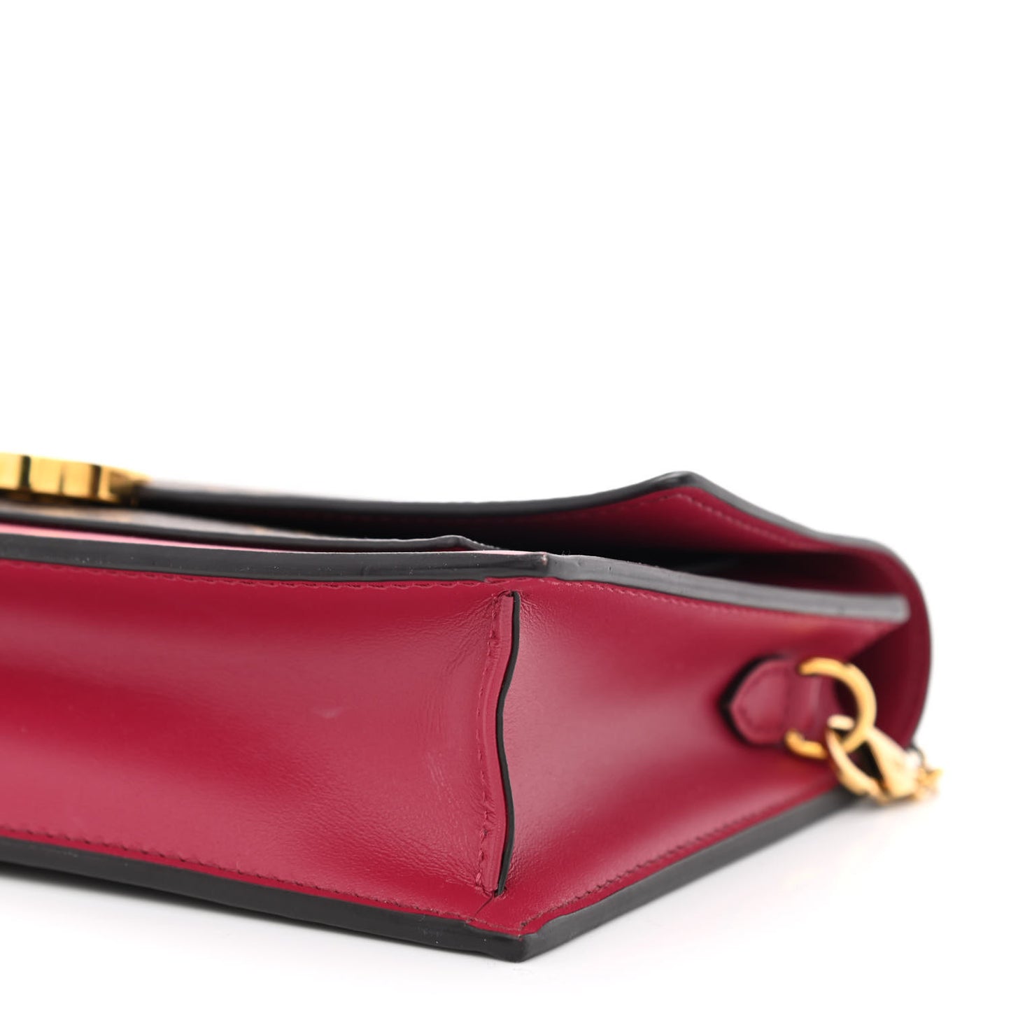 Monogram Flore Chain Wallet Fuchsia