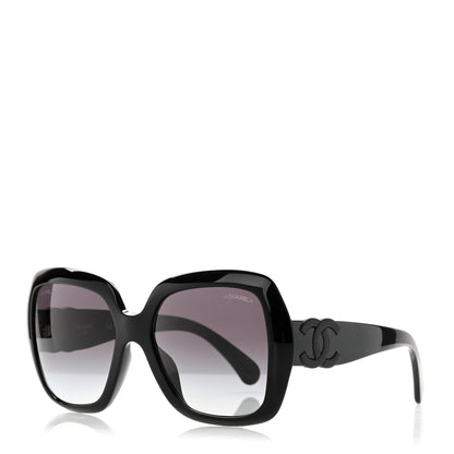 Chanel Acetate Square Sunglasses 71391 Black 1 of 7