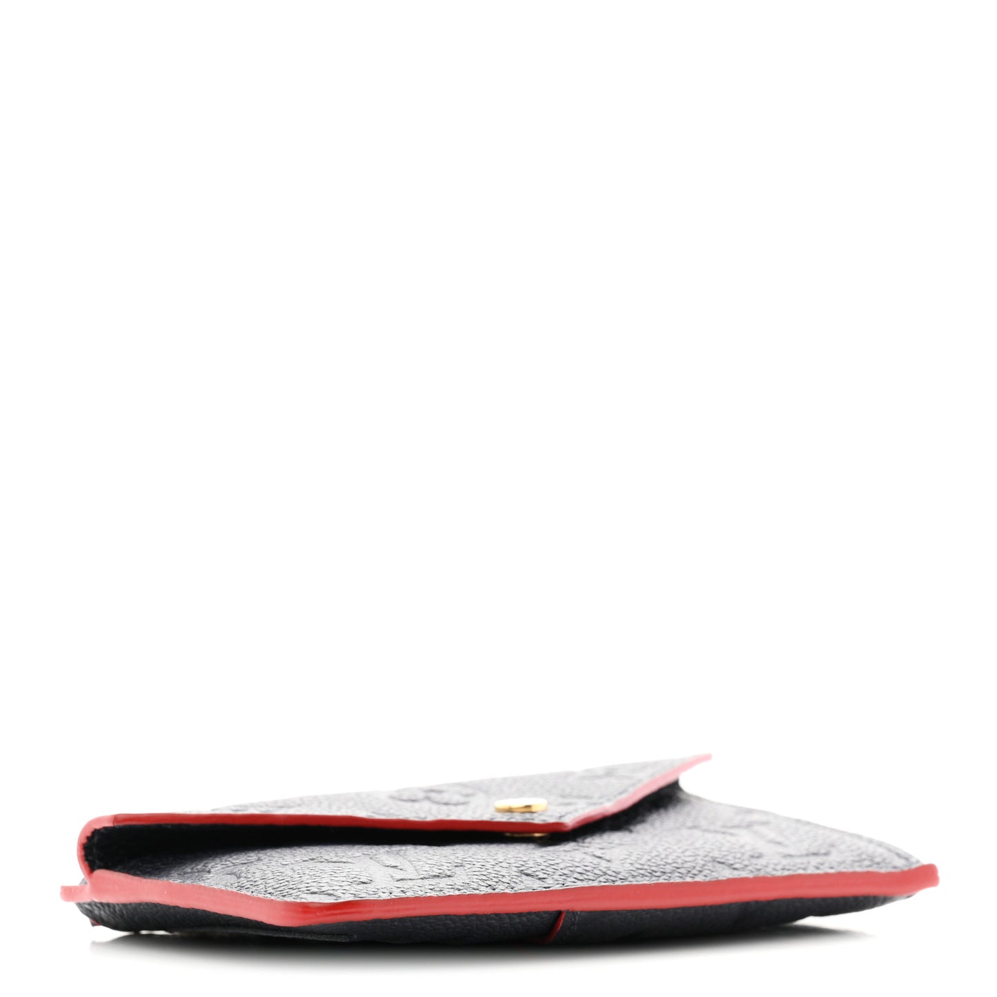 Empreinte Recto Verso Card Holder Marine Rouge