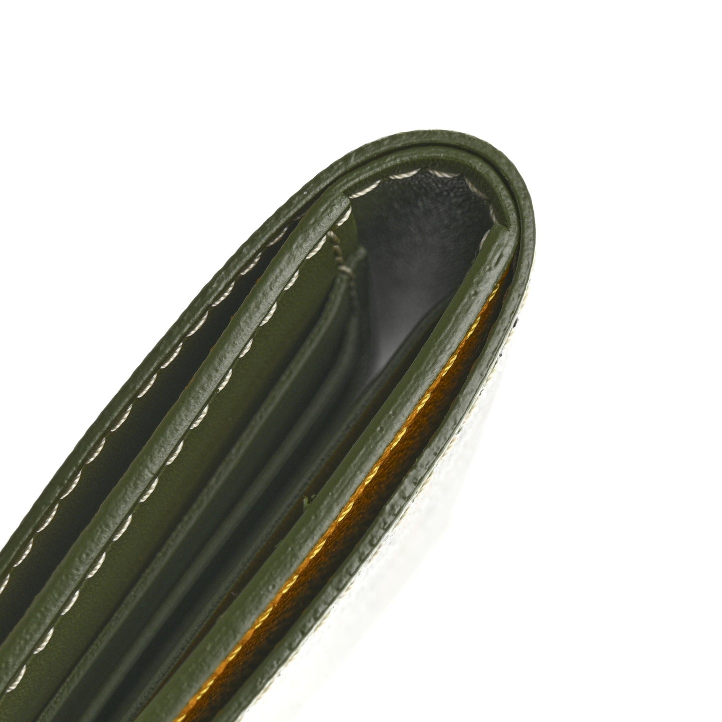 Goyardine Saint Pierre Card Holder Khaki