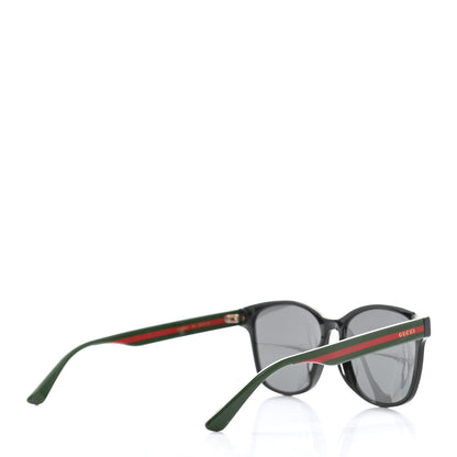 Gucci Square Eye GG Web Sunglasses GG0417SK Black 4 of 8
