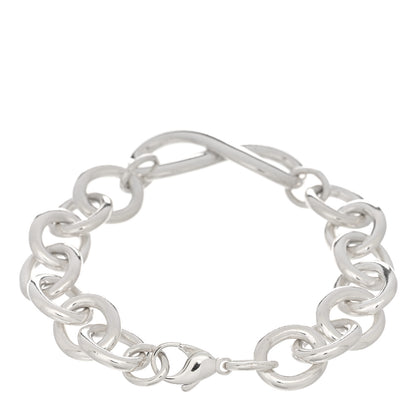 Tiffany Sterling Silver Wide Infinity Chain Bracelet 2 of 3