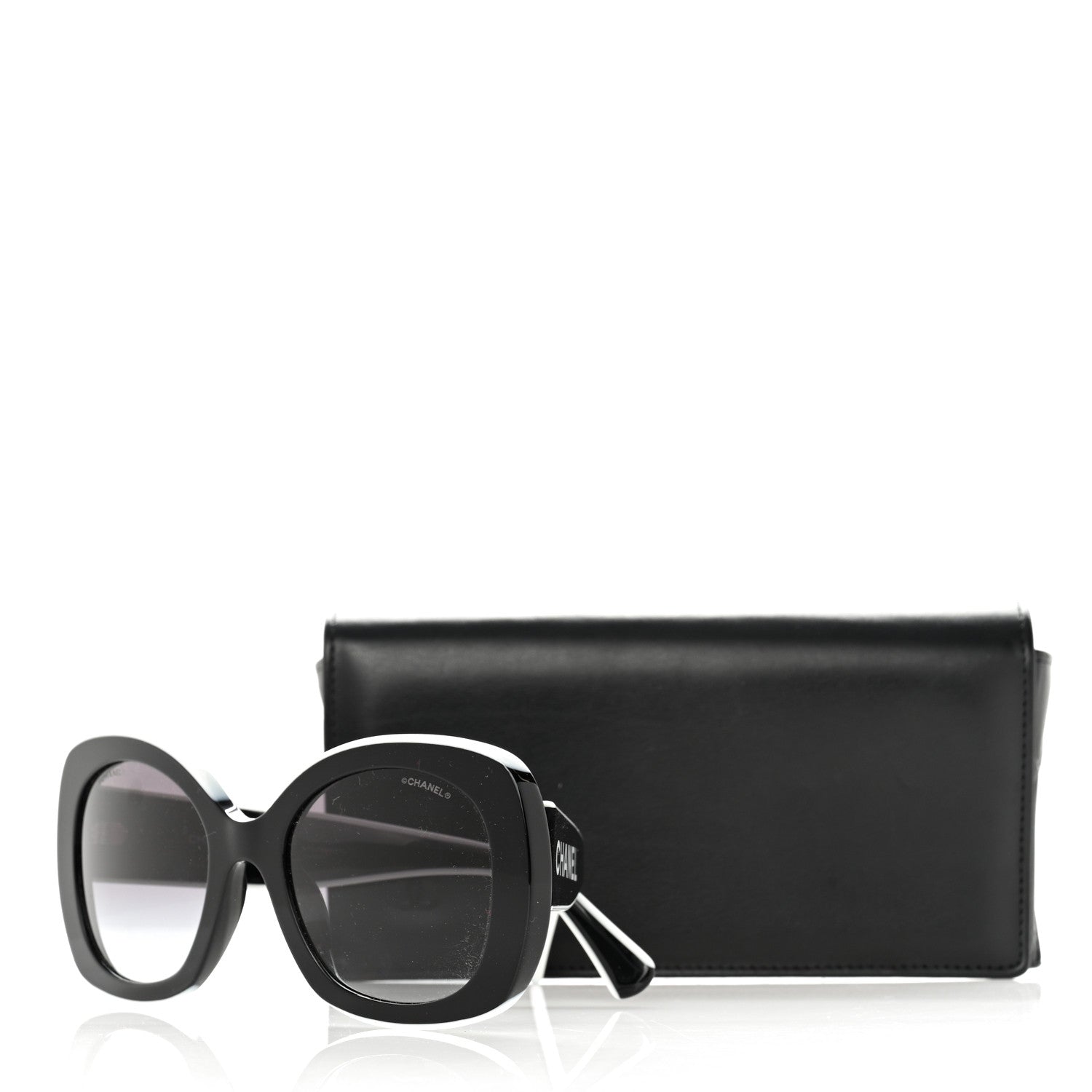 Chanel Acetate Sunglasses 71414A Black 8 of 8