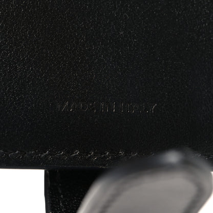 Celine Grained Calfskin Medium Multifunction Strap Wallet Black 7 of 8