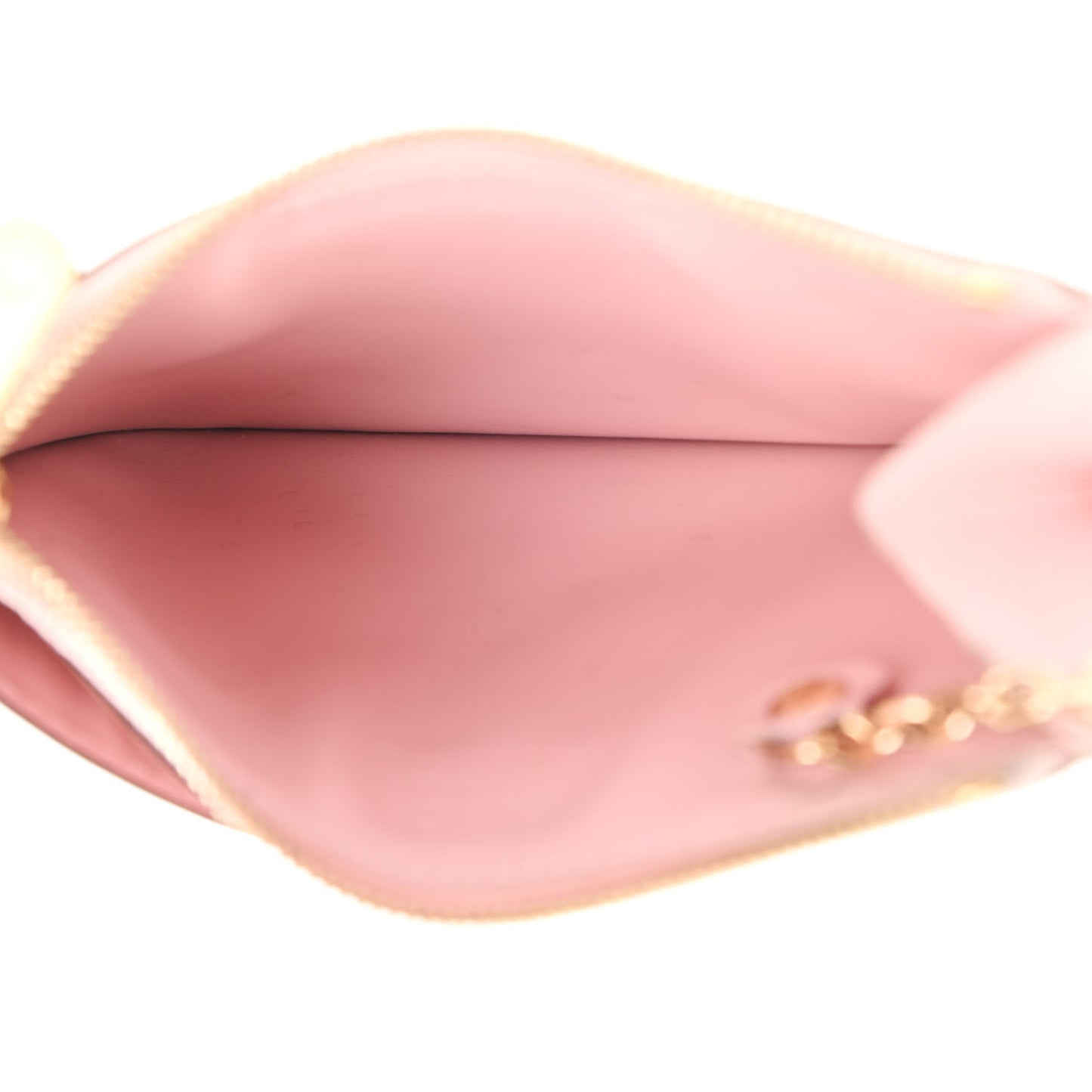 Patent Miroir Venice Key Pouch Rose Ballerine