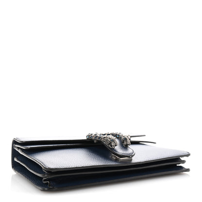 Gucci Pebbled Calfskin Small Dionysus Shoulder Bag Blue Agata 4 of 10