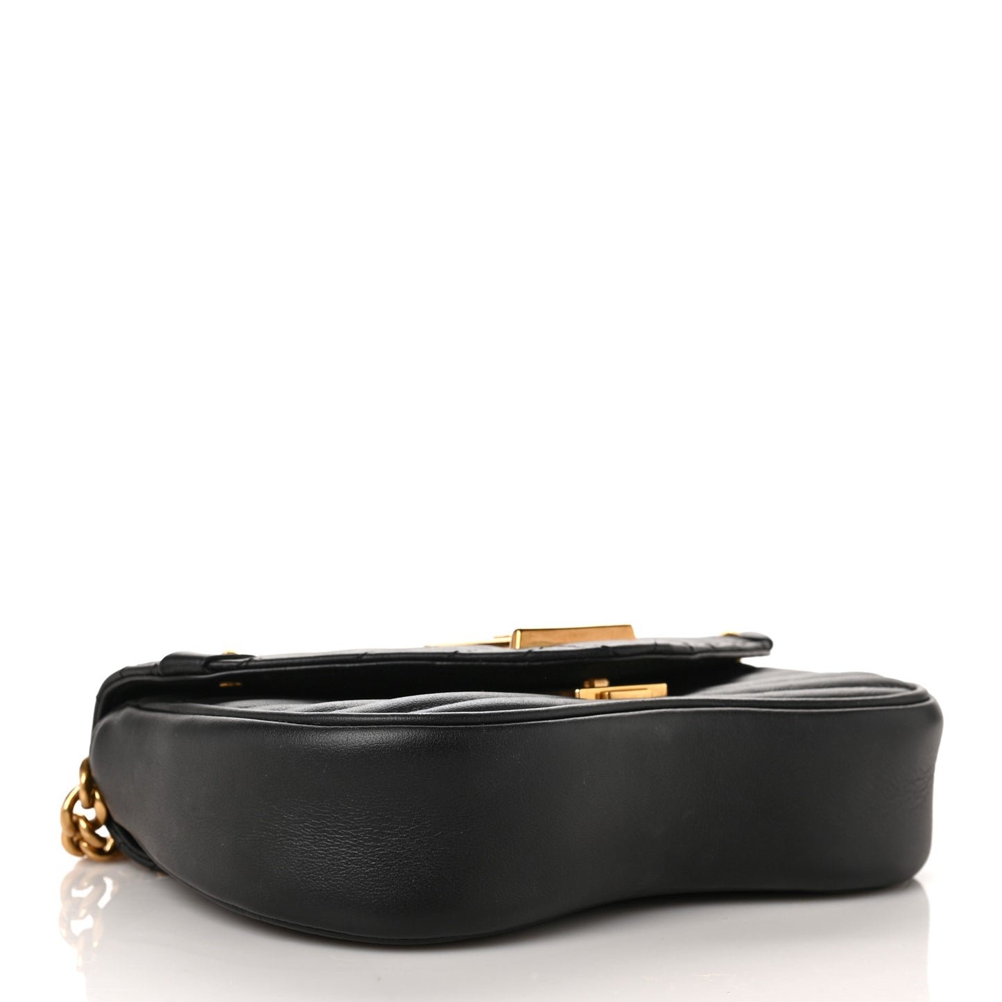 Calfskin New Wave Chain PM Black