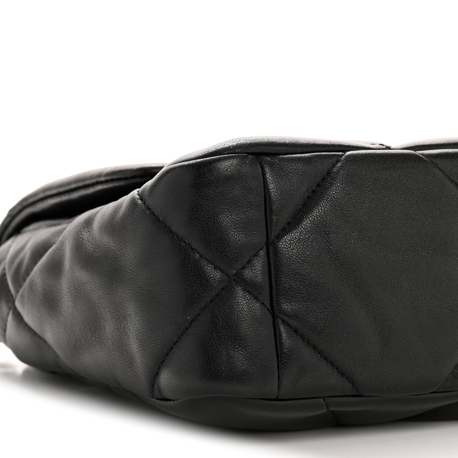 Chanel Lambskin Quilted Medium Chanel 19 Flap Black 9 of 12