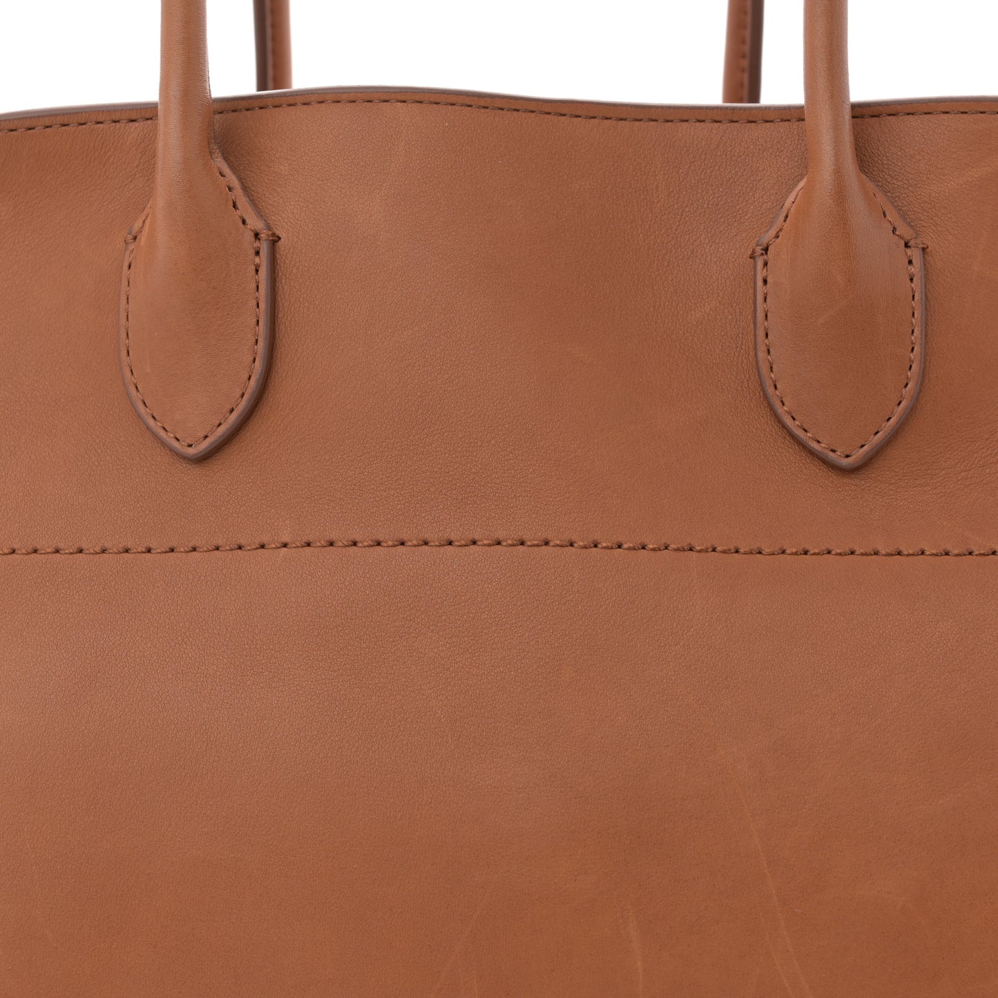 Polished Saddle Calfskin Soft Margaux 15 Cuir