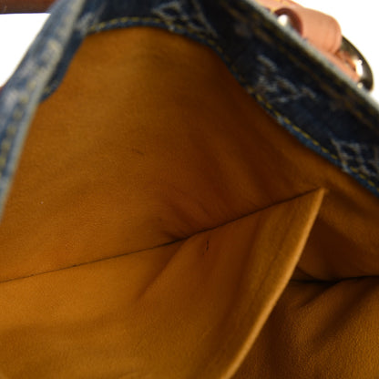 Louis Vuitton Monogram Denim Sac Plat Blue 8 of 8