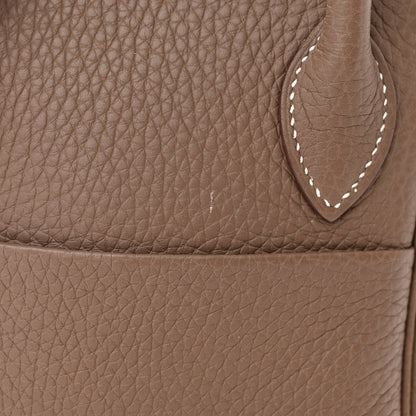 Hermes Taurillon Clemence Lindy 26 Etoupe 12 of 13