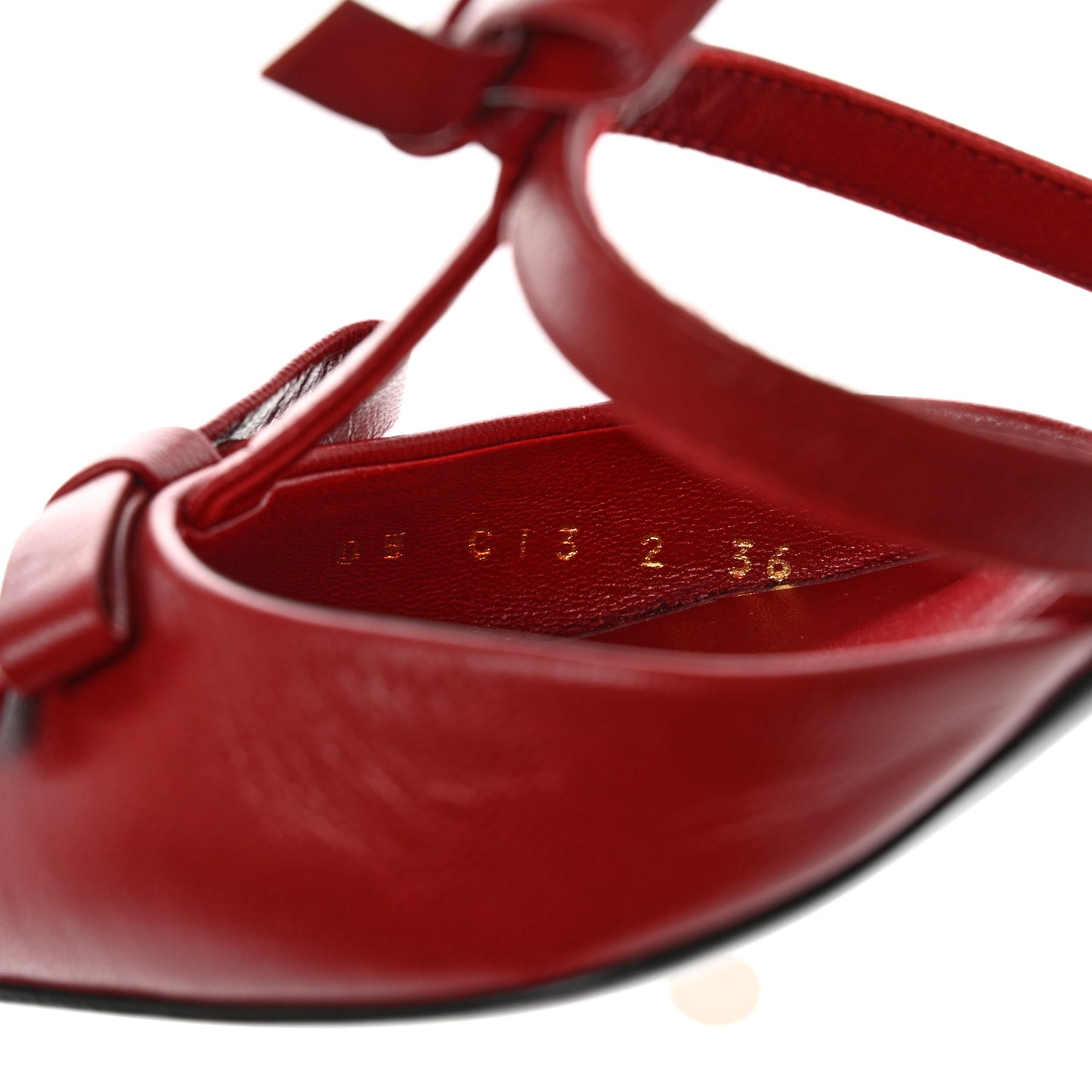 Nappa French Bow Gladiator 45mm Sandals 36 Rosso Valentino