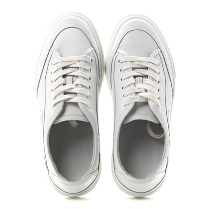 Hermes Calfskin Womens Get Sneakers 39 White 2 of 10