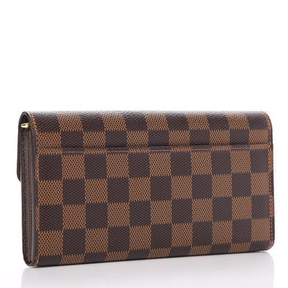 Louis Vuitton Damier Ebene Sarah Wallet NM 3 of 8