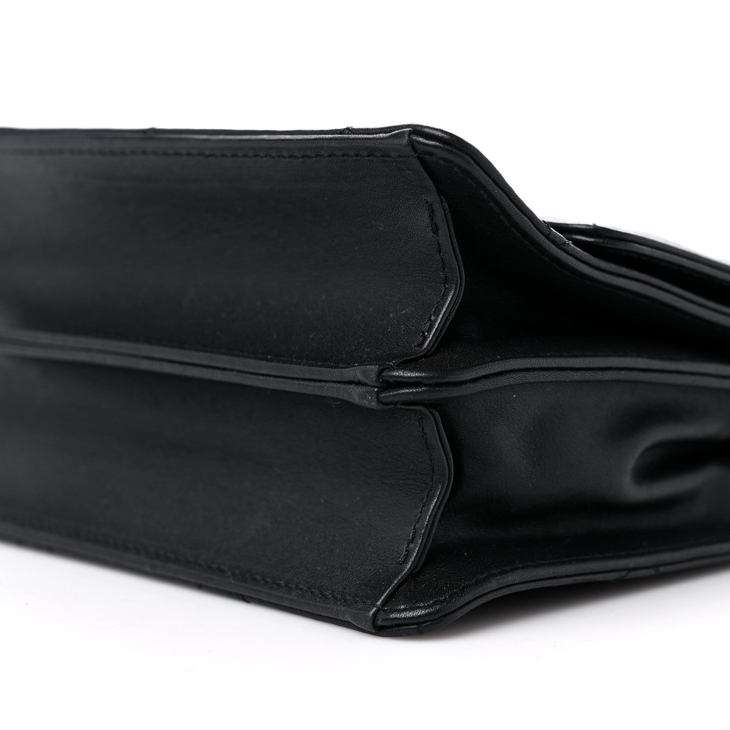 Chanel Calfskin Resin Quilted Mini Flap Black 9 of 12