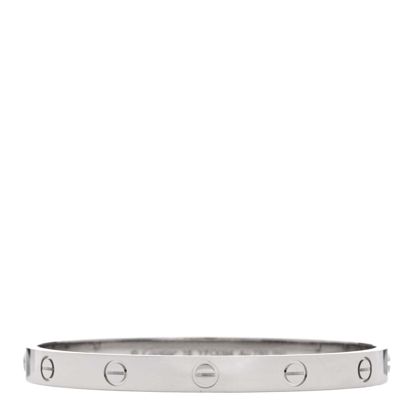 18K White Gold LOVE Bracelet 18