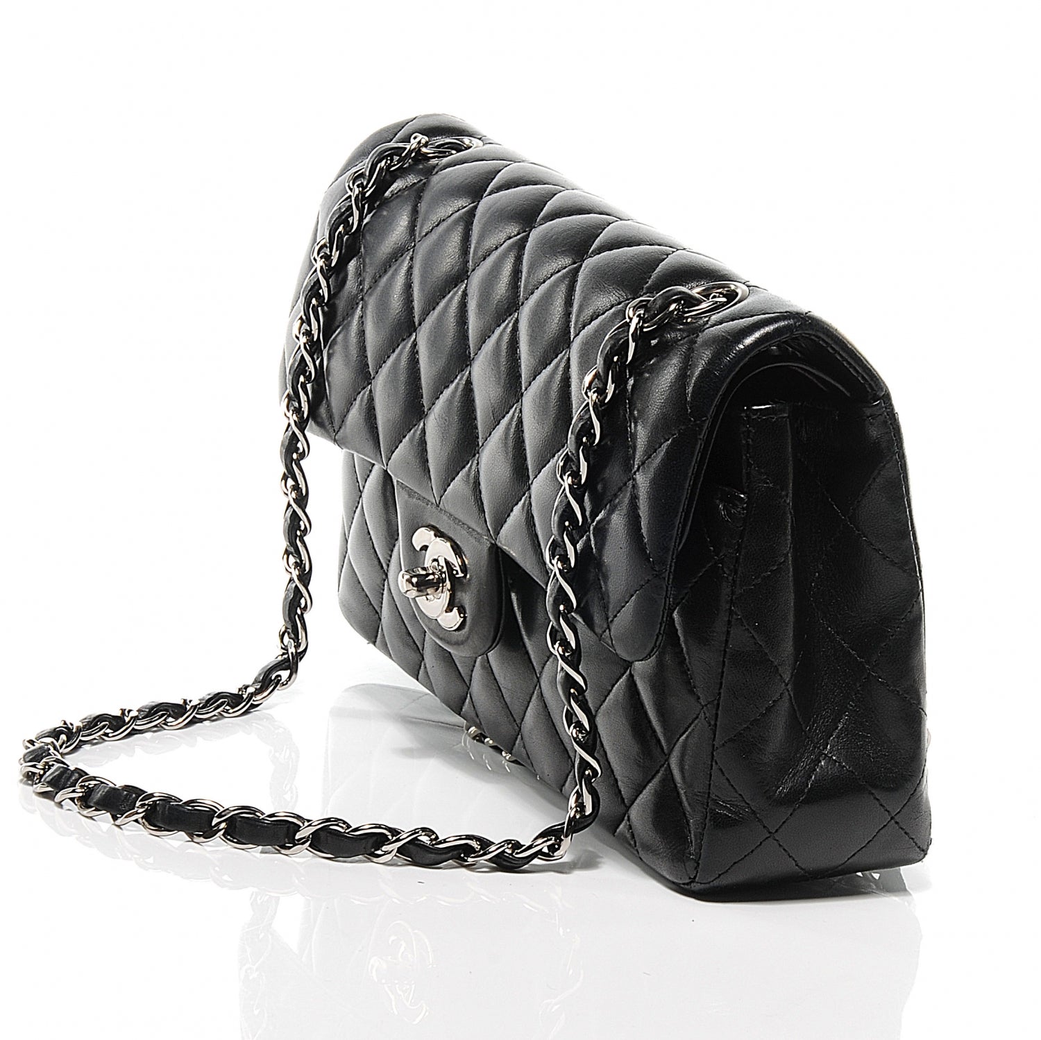 Chanel Lambskin Small Double Flap Black 6 of 8